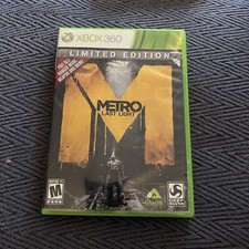 Metro Last Light Limited Edition Xbox 360 complete video game