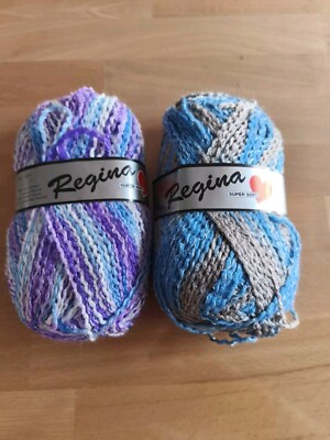 2x Regina Super Soft Wolle, je 50g