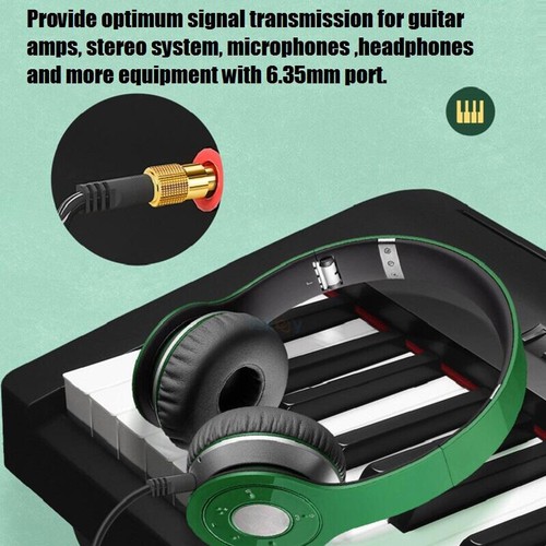 6.35mm 1/4" Male to 3.5mm 1/8" Female Stereo Audio Headphone Adapter Connector - Picture 17 of 19