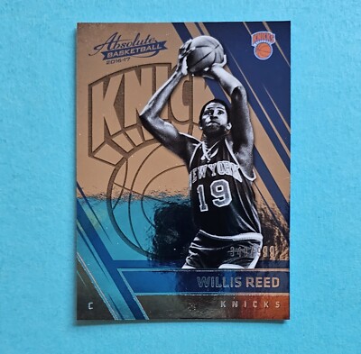 Willis Reed Basketball Card Panini /999 SSP Short Print Variation ...