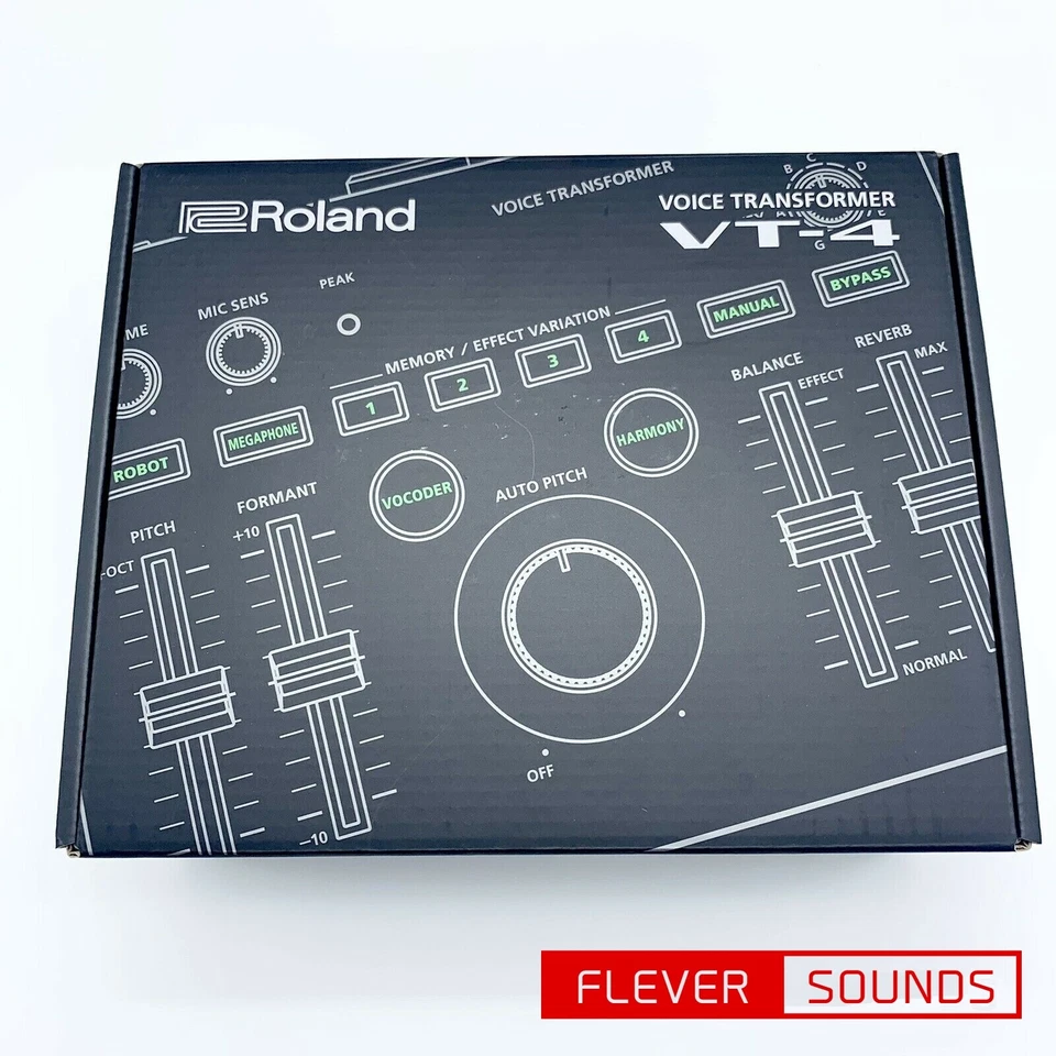 ROLAND VT-4 Voice Transformer Vocal Multi-Effects Processor Live Performance F/S - Image 2 of 4