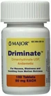 DRIMINATE 50MG TABLET BOXED 100CT MAJOR