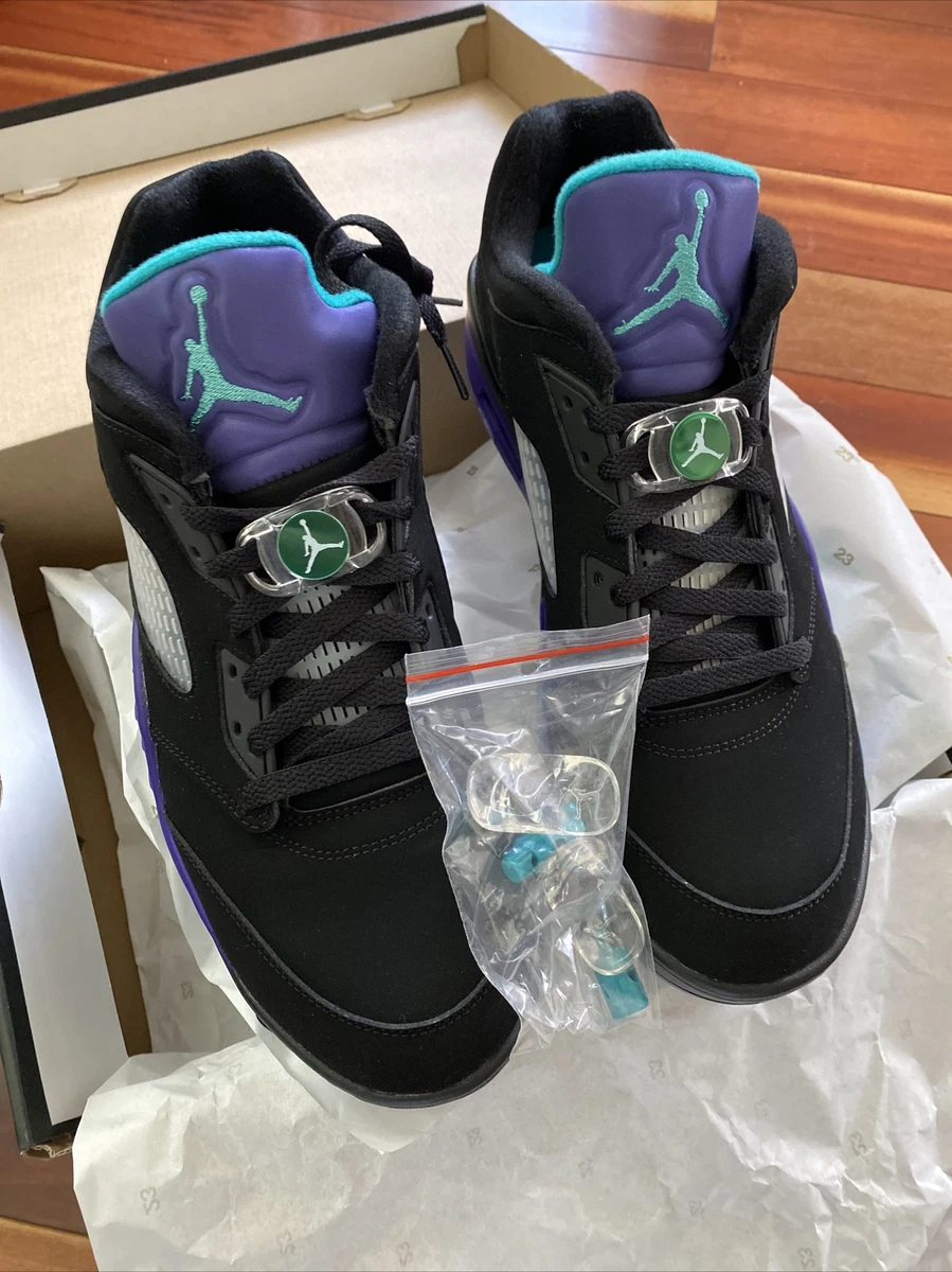 Preços baixos em Jordan 5 Golf Low Black Grape | eBay