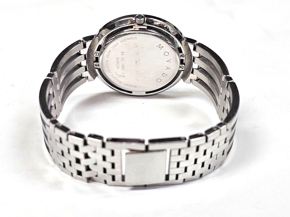 Designer Movado 84.G2.1883 6698224 Unisex Diamond Quartz  display picture 2