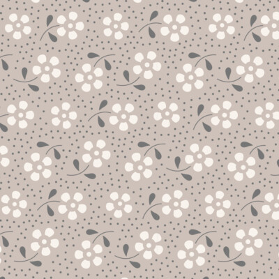 Tilda Meadow Basic Grey Norwegian Designer Tone Finnanger 1/2 Yd