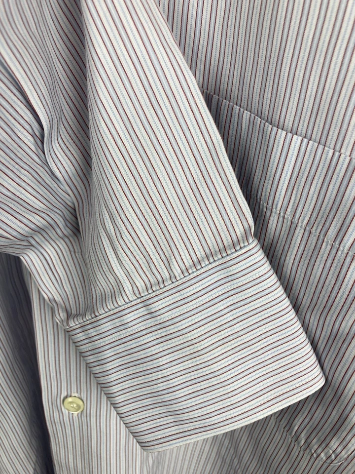 Camisa de vestir Ermenegildo ZEGNA azul y roja 15 33/34 Foto 4 de 4