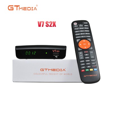 GTMEDIA V7 S2X Full 1080P DVB-S/S2/S2X HD TV Receiver Support PowerVu, Biss key