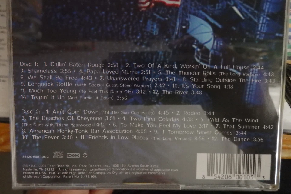 GARTH BROOKS - Double Live - 2 HDCD Pearl Records 2005 - 26 Tracks - Bild 2 von 2