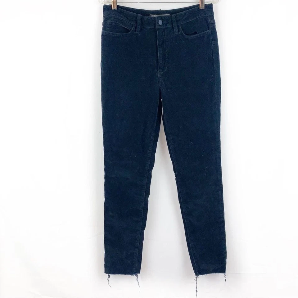 Joe's Jeans The Charlie Black Corduroy High Rise Skinny Ankle Jean, Size 29 - Image 2 of 4