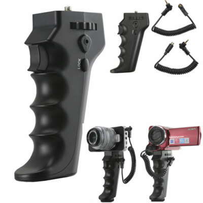 Handle Pistol Grip SONY camcorders W A/V R or LANC port
