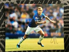 Everton Lucas Digne Autographed Signed 11x14 Photo COA #1