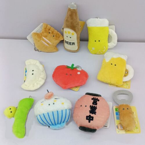 Izakaya Toy Plush Keychain Food Pp Cotton Filling Doll Gift Backpack Pendant - Picture 1 of 22