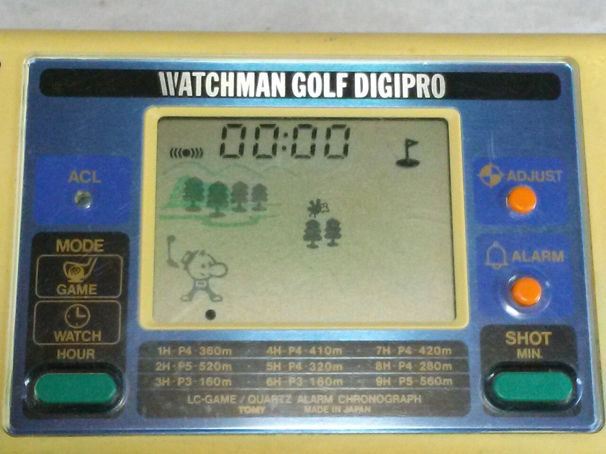 Watchman Golf Digipro / Tomy / VINTAGE Game watch /83' game | eBay