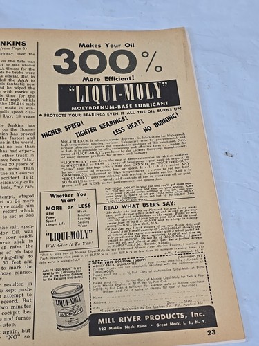 Motorsport Magazine November 1951 Creative Customizing Buick Xp-300 Vintage Cars - Picture 12 of 12