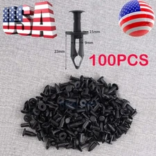 100x ATV Fender Clip Push Retainer Fastener for Honda Suzuki Kawasaki Polaris