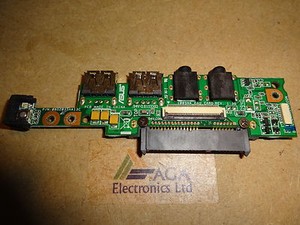 Asus Eee PC 1005HA, 1001P Laptop Power Button / USB / SATA Board. 08G2035HA13C