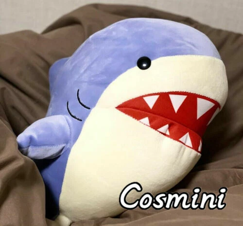 Final Fantasy XIV FF14 The Major General Commander Shark Plush Doll Stuffed Toy - Foto 5 di 9
