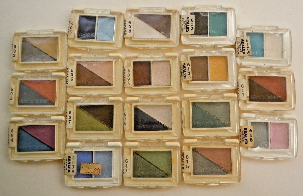 Vintage 80s Wet n Wild Eyeshadow Duo Bright Colors You Choose NOS