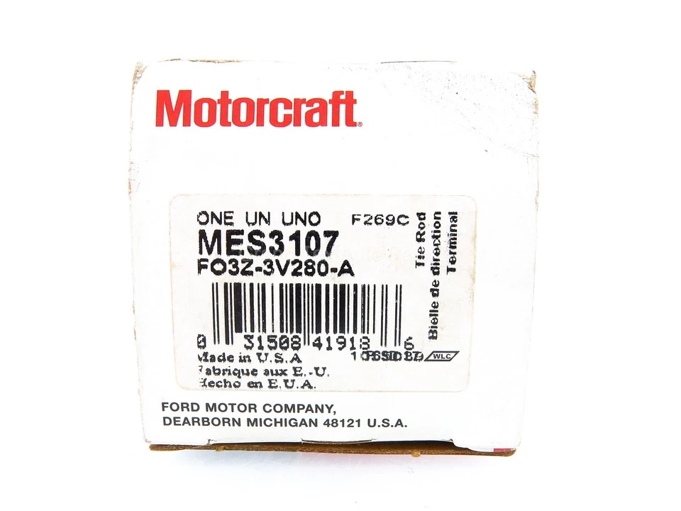 NUEVO extremo de varilla de amarre de dirección interior Motorcraft MES3107 Ford Tempo Topacio 1990-1994 Foto 2 de 4