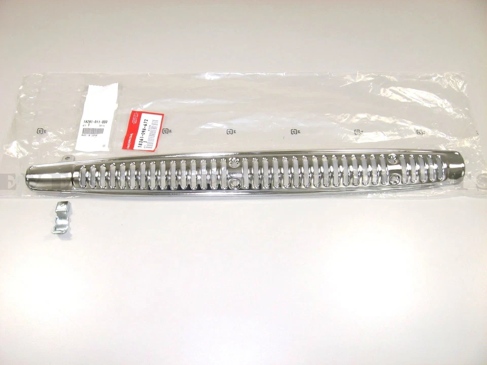 Kit protector térmico escape genuino Honda 69 70 71 CT70 / H K0 Trail 70 silenciador #E51 Foto 4 de 4