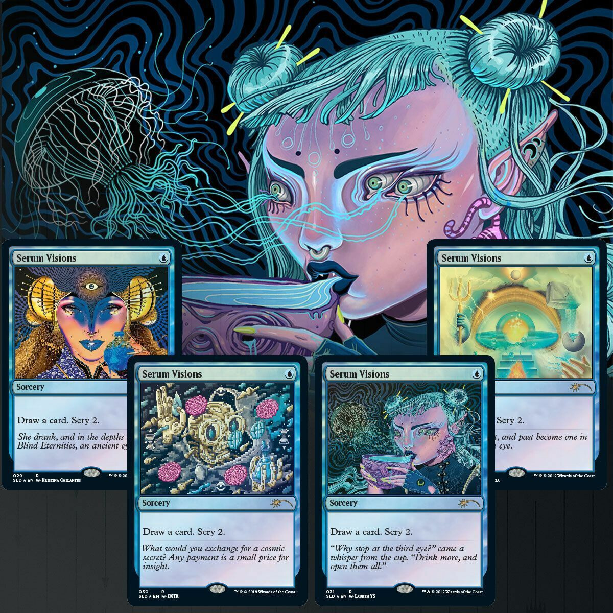 Magic: The Gathering Secret Lair Drop Series: Seeing Visions NEW 