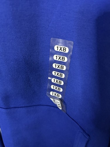 Polo Ralph Lauren Big & Tall Men's Royal Blue Double Knit Full Zip Hoodie Sz 1XB - Picture 3 of 10