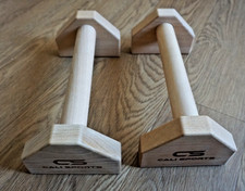 CALI SPORTS Calisthenics Wood Parallettes Bars Push Up Bars ONLY  NEW