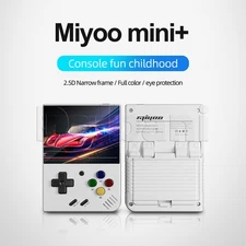 Miyoo Mini Plus White Open Source Retro Handheld Game Console with 64GB