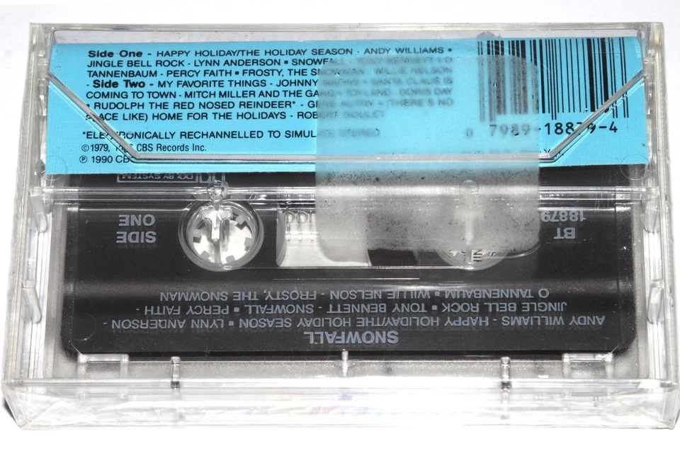 Christmas : Snowfall (Cassette Tape 1990) Holiday Rock Pop Music NEW SEALED - Image 2 of 4