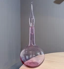 29 inch Rose Blenko 627LL Vintage Wayne Husted Glass Decanter