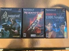 New ListingResident Evil PS2 Game Lot – 4, Code Veronica X, Outbreak – Tested & Working – F