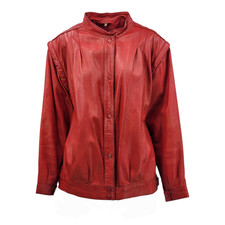 Vintage Style Genuine  Leather Women’s Smart Casual Outerwear Jacket UK Size L
