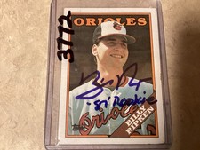 BILLY RIPKEN, 1988 Topps, Card # 352, ✒️? AUTOGRAPHED/ROOKIE ??️. rookie card picture