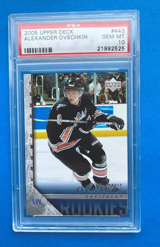 2005-06 UPPER DECK ALEXANDER OVECHKIN YOUNG GUNS YG RC ROOKIE #443 PSA 10 GEM MT