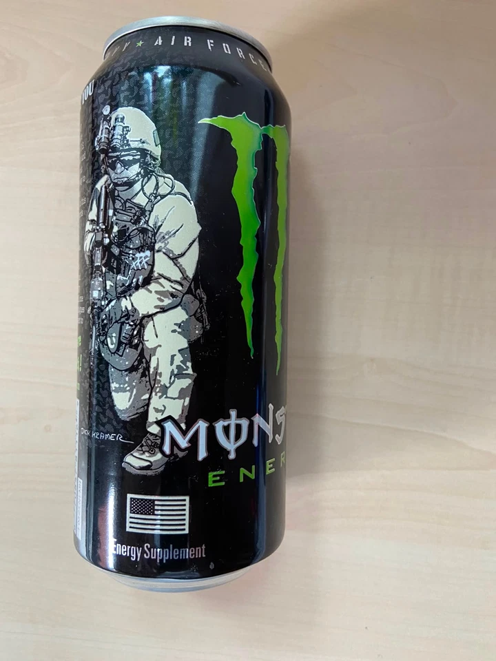 Monster Energy Drink Can Military Theme Special Edition 2013 UNOPENED - Image 1 of 4