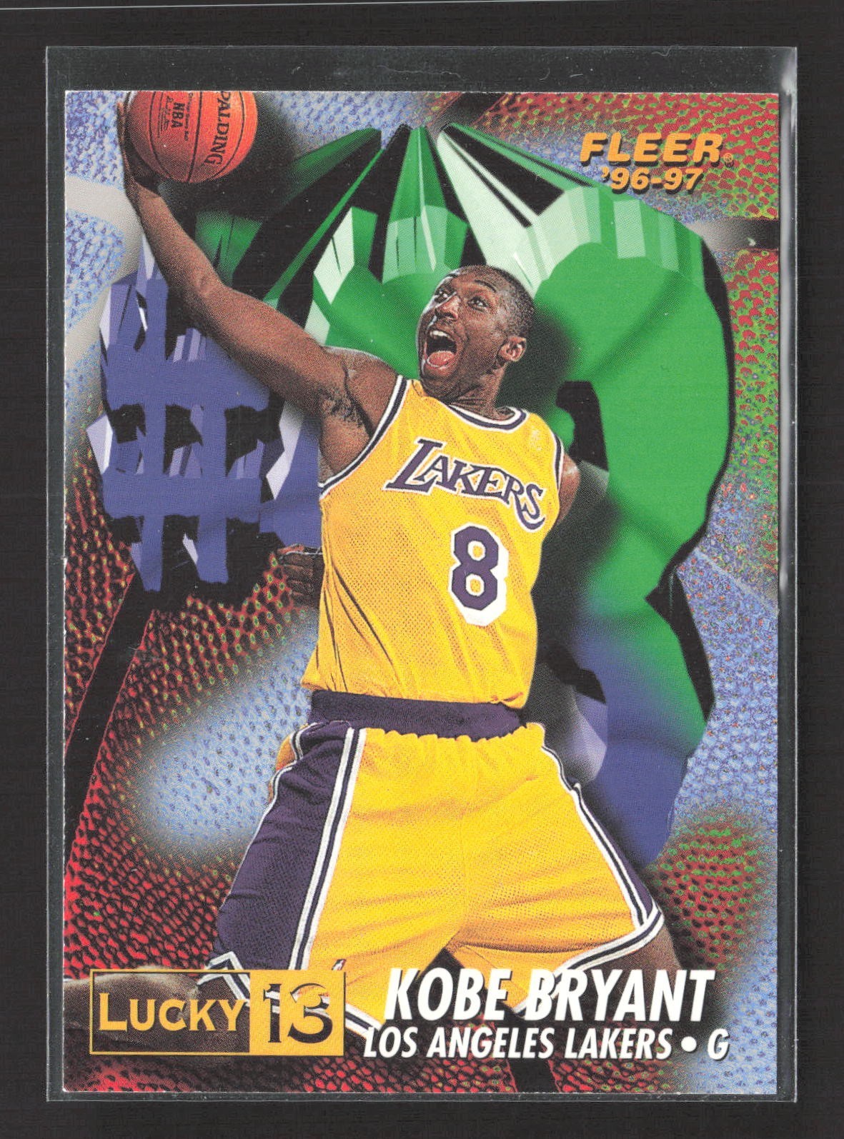 Kobe Bryant 1996 Fleer #13 Lucky 13 Price Guide - Sports Card Investor