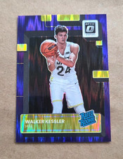 WALKER KESSLER ~~~ RATED ROOKIE PURPLE SHOCK PRIZM ~~~ 2022 panini donruss optic
