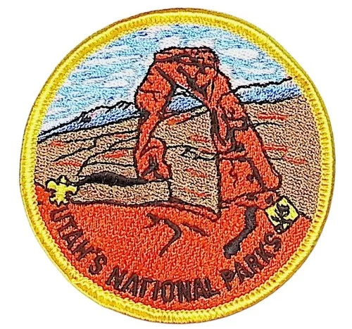 Utah National Parks Council UT CP BSA Patch YEL Bdr (ZG599)