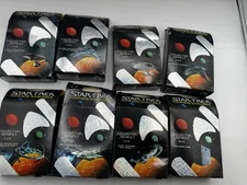 Vintage 1997 Star Trek Adhesive Bandages Collector Series 1-8 Lot of 8 boxes