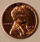 1958 D Lincoln Wheat Cent Uncirculated Penny US Coin