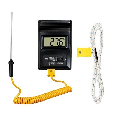 Thermoelement Thermometer, -50-1300 °C K-Typ Digital Thermometer Temperaturme...
