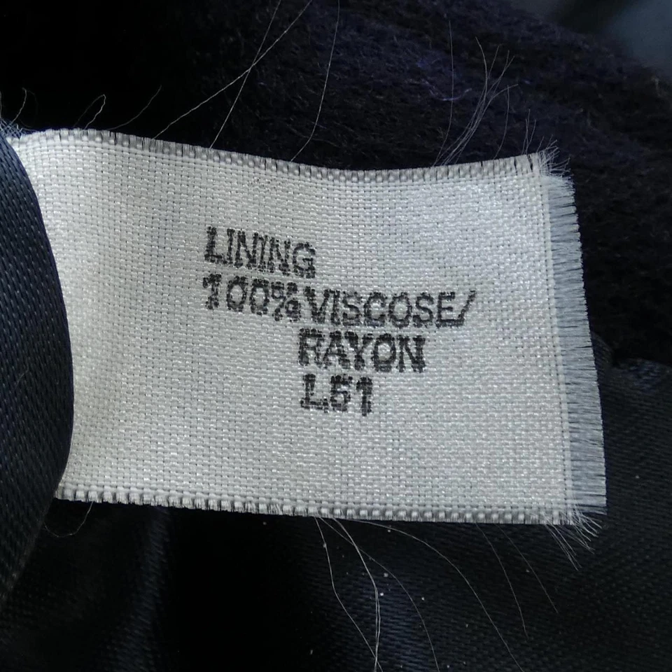 Abrigo Aquascutum Balmacaan ajuste asiático S 36 talla XS azul marino auténtico lana para hombre Foto 4 de 4