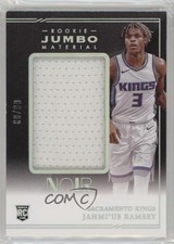 2020-21 Panini Noir Rookie Jumbo Material 69/99 Jahmi'us Ramsey #RJM-JAH 1t3