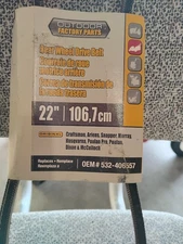 Outdoor Factory Parts Rear Wheel Drive Belt~OEM# 532-406557~NEW