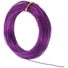 17 Gauge 1.2mm Aluminum Wire 100ft Bendable Metal Craft Armature Wire Purple