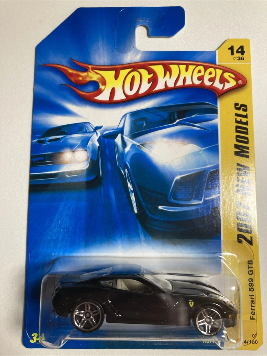Hot Wheels Ferrari Black Contemporary Manufacture Diecast Cars