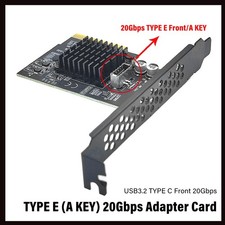 .  Usb 3.2 Gen 2 Expansion Card Type C 20Gbps Asm3242 Main Control Pcie To Usb 3.