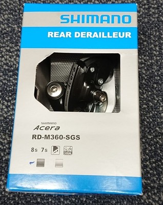 Shimano Acera RD-M360-SGS Rear Derailleur - 7/8 Speed Long Cage