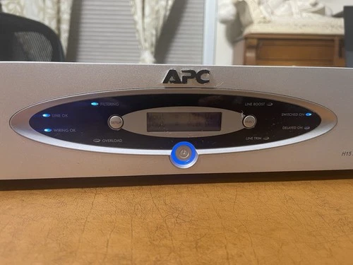 APC H15 1.5kVA H-Type Home Theater Power Conditioner 12Outlet Surge Protector