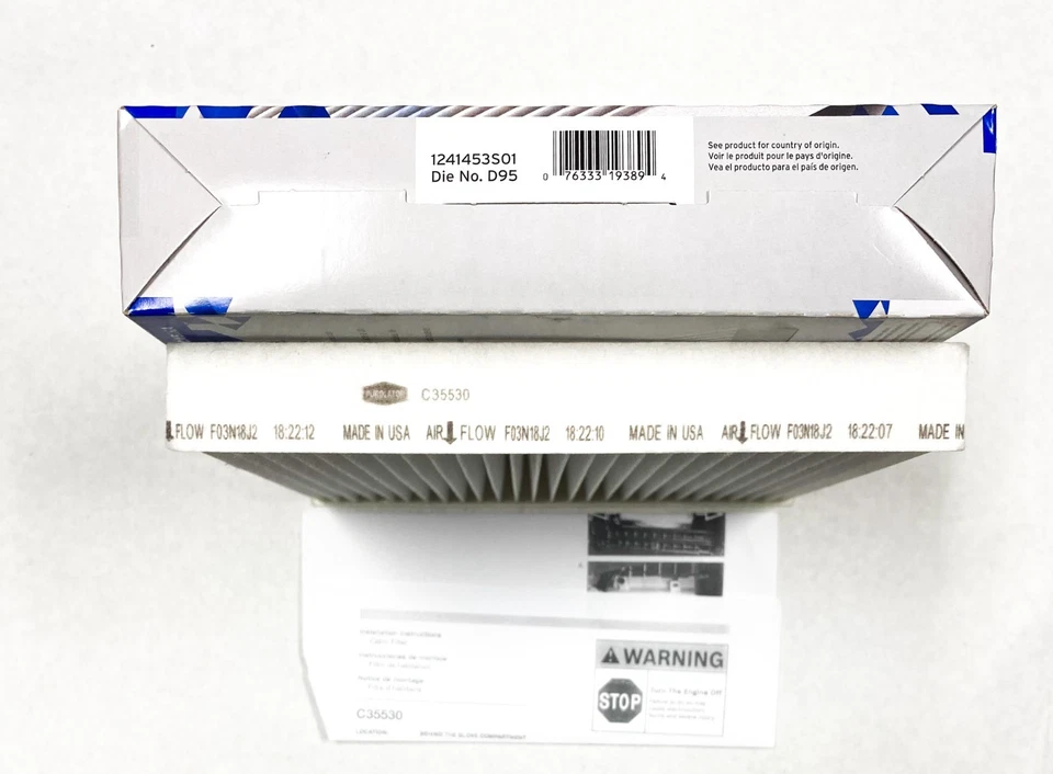 Салонный воздушный фильтр Purolator ОДНО качество C35530 Infiniti Mitsubishi Nissan различные - Изображение 3 из 3